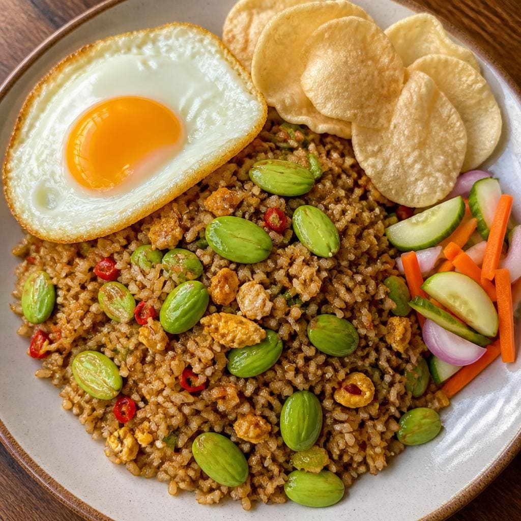Nasi Goreng Pete di RM Bumi Aki
